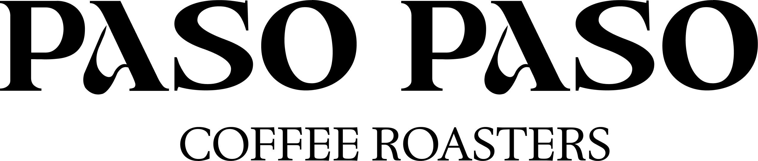PASO PASO black wordmark